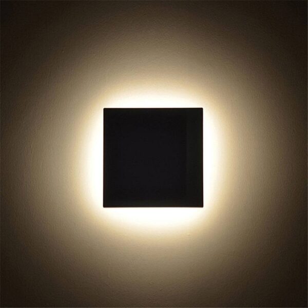 چراغ دیواری ، لامپ دیواری مدرن مهتابی و خورشیدی hg0517w-b18n